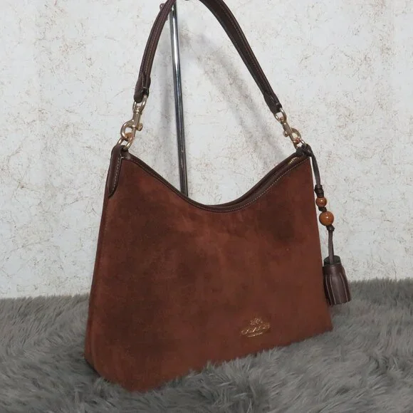 Coach Laural Shoulder Bags with Tassels (Vintage Brown) - Picture 3 of 6